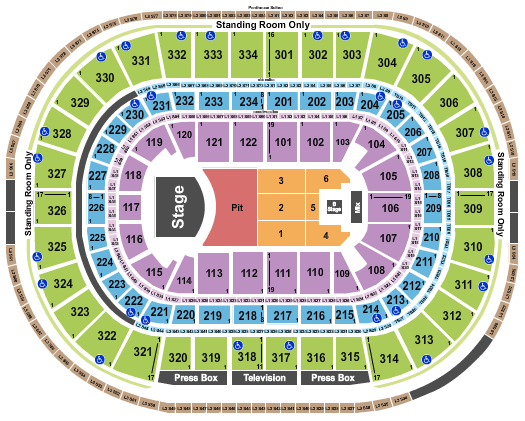 United Center Mumford & Sons Seating Chart